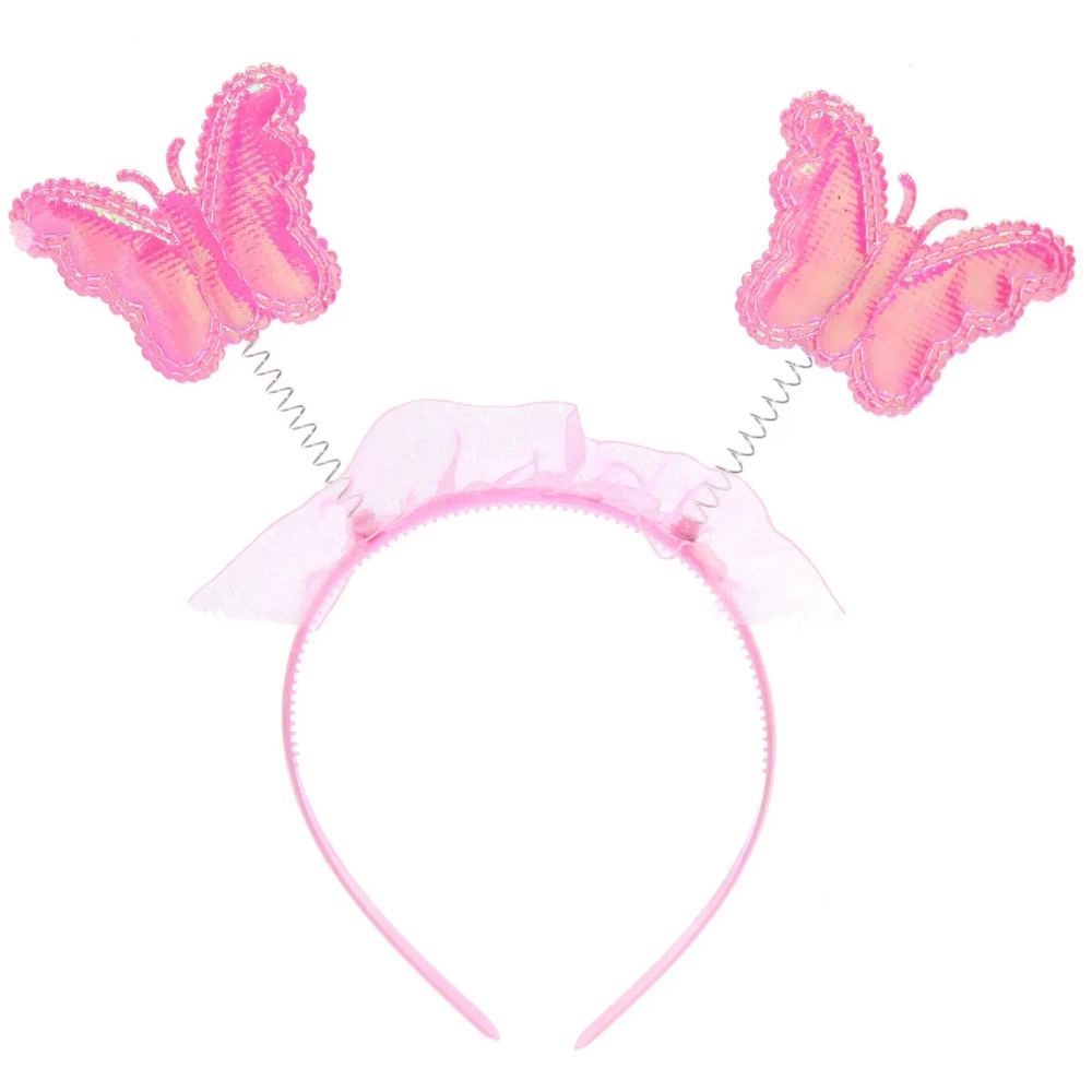 Карнавальный костюм «Звездная бабочка» (юбка,крылья,волшебная палочка,ободок), Розовый