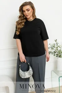 Футболка 2512-черный Minova