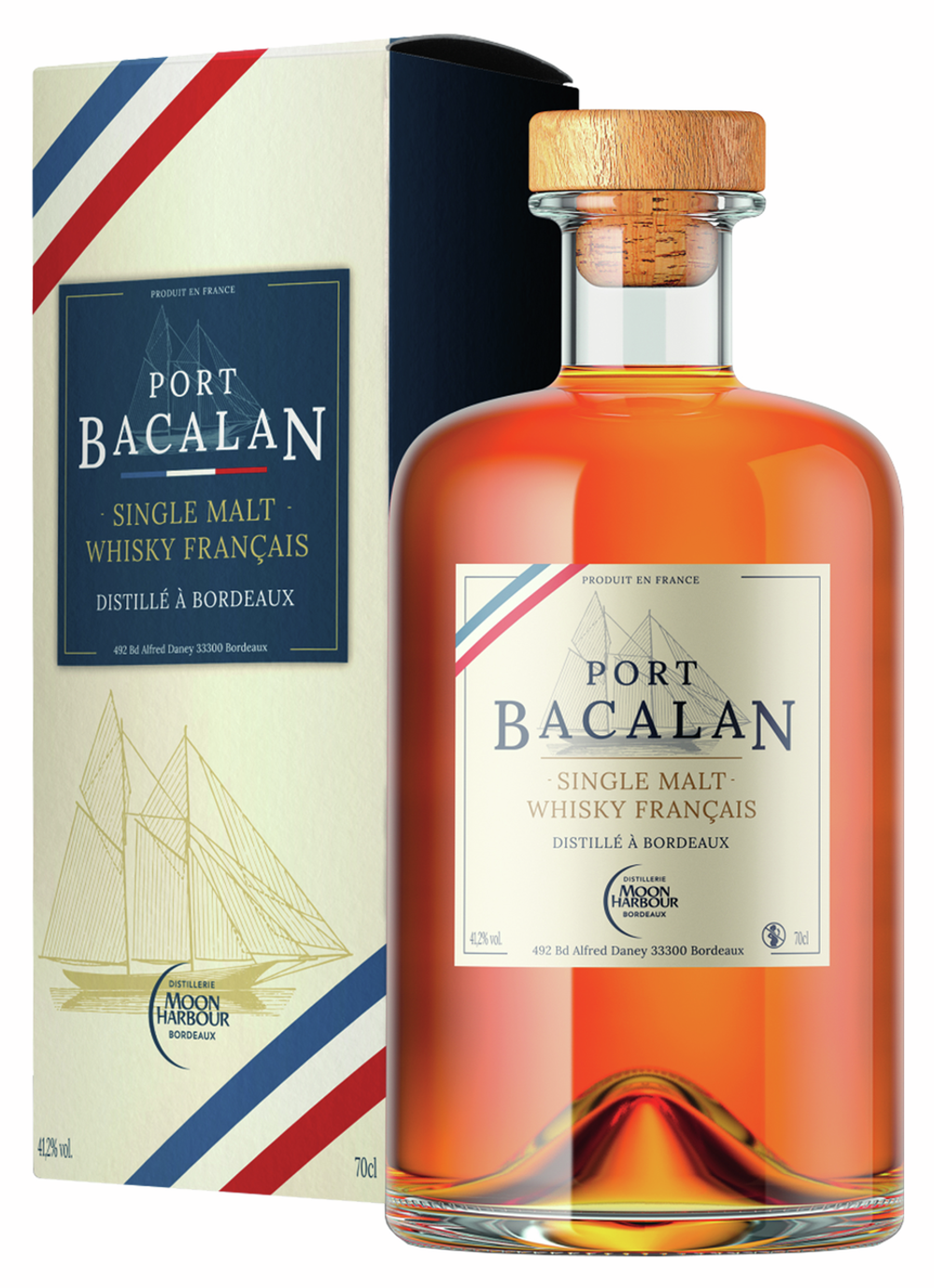 Виски Moon Harbour Port Bacalan Single Malt, 0.7 л