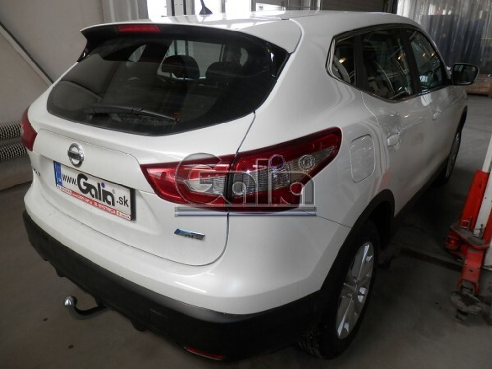 Фаркоп оцинкованный Galia N054C для Nissan Qashqai 2007-2014, Qashqai 2 2014-(паспорт и сертификат в комплекте)(без электрики)