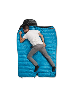 Мешок спальный Naturehike Ultralight CW400 M , 210х75 см, (правый) (ТК: +5C), черный