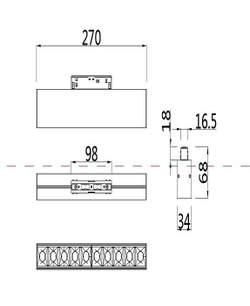 Трековый светильник Maytoni Technical TR014-2-20W3K-B
