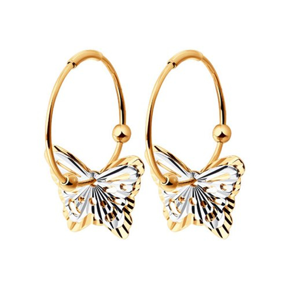 Серьги Бабочки