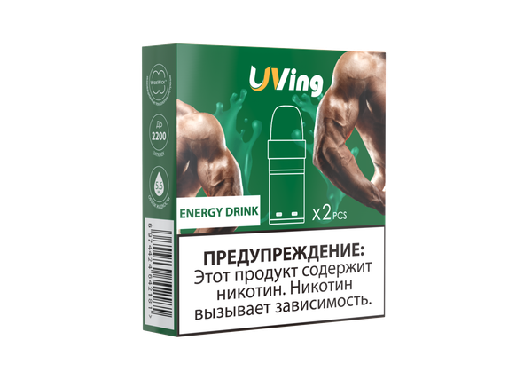 Купить Картридж Uving K1 5.6 мл - Energy Drink