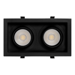 Светильник MS-VORTEX-BUILT-S250x140-2x30W Warm3000 (BK-BK, 50 deg, 230V) (Arlight, IP20 Металл, 5 лет) 058448