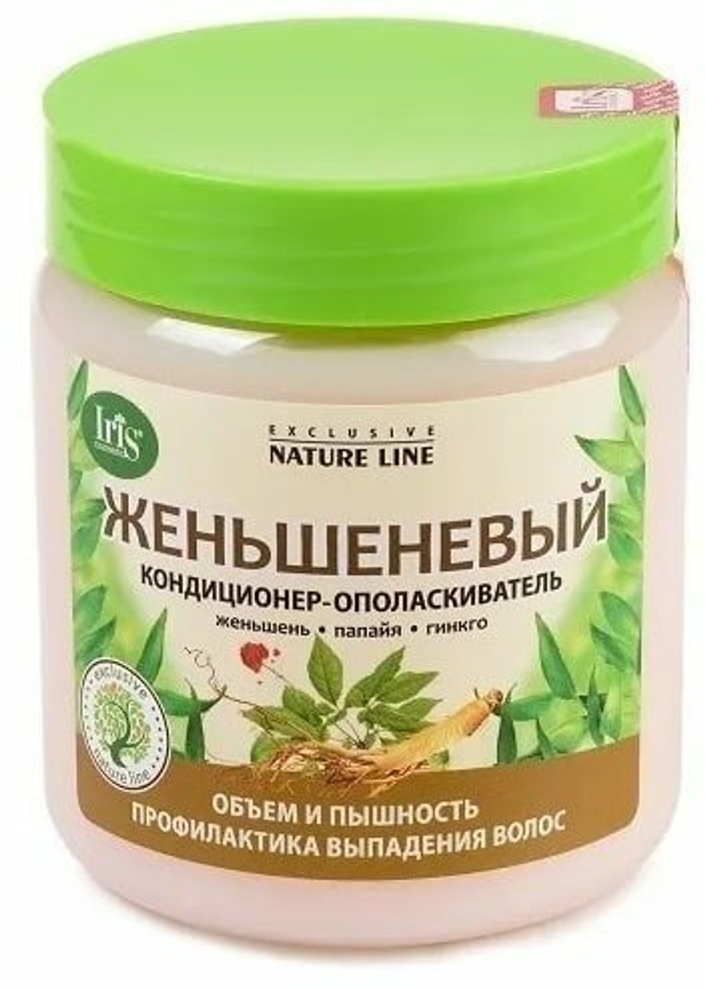Exclusive Nature Line Кондиционер-Ополаскиватель ЖЕНЬШЕНЕВЫЙ профилактика выпадения волос 500мл