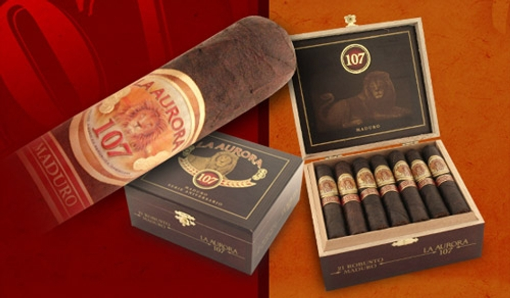 La Aurora 107 Maduro Robusto