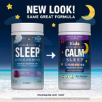 Natural Vitality, CALM®, детские жевательные мармеладки с мелатонином, ночные ягоды, 60 жевательных таблеток