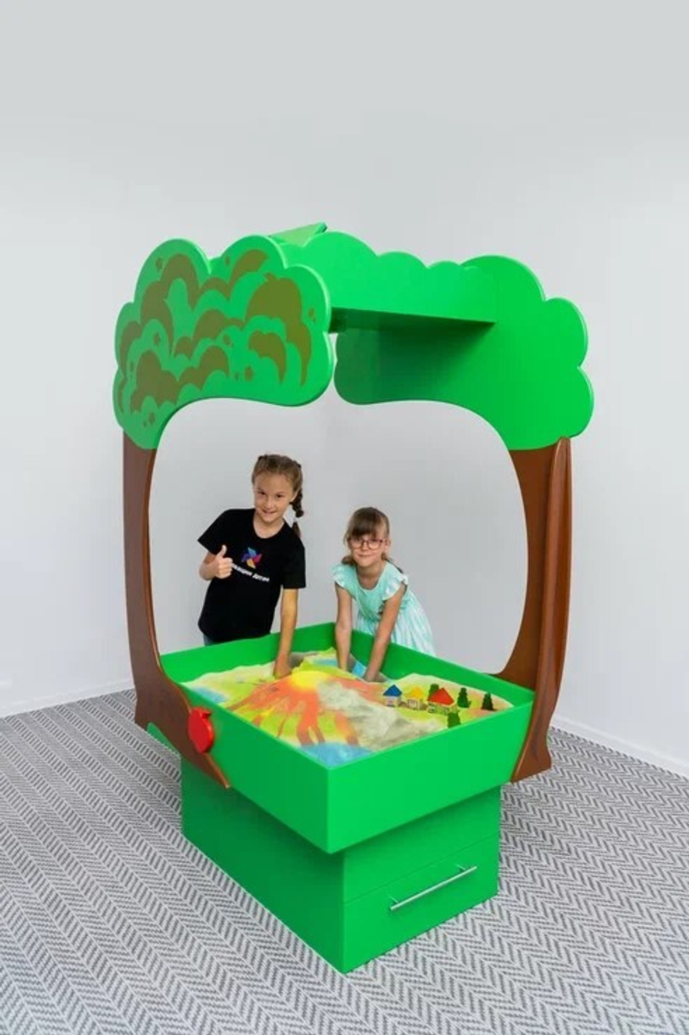 Интерактивная песочница Полянка