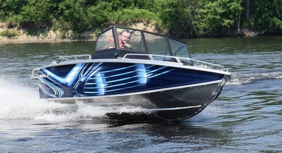 Алюминиевая лодка Wellboat 51