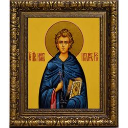Иоанн Психаит преподобный. Икона на холсте.