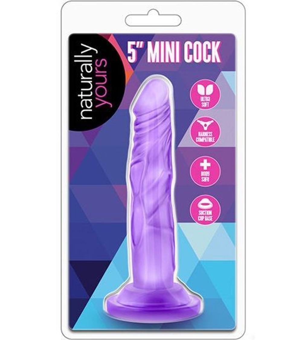 Фиолетовый фаллоимитатор 5 Inch Mini Cock - 14,6 см. (Цвет: фиолетовый)