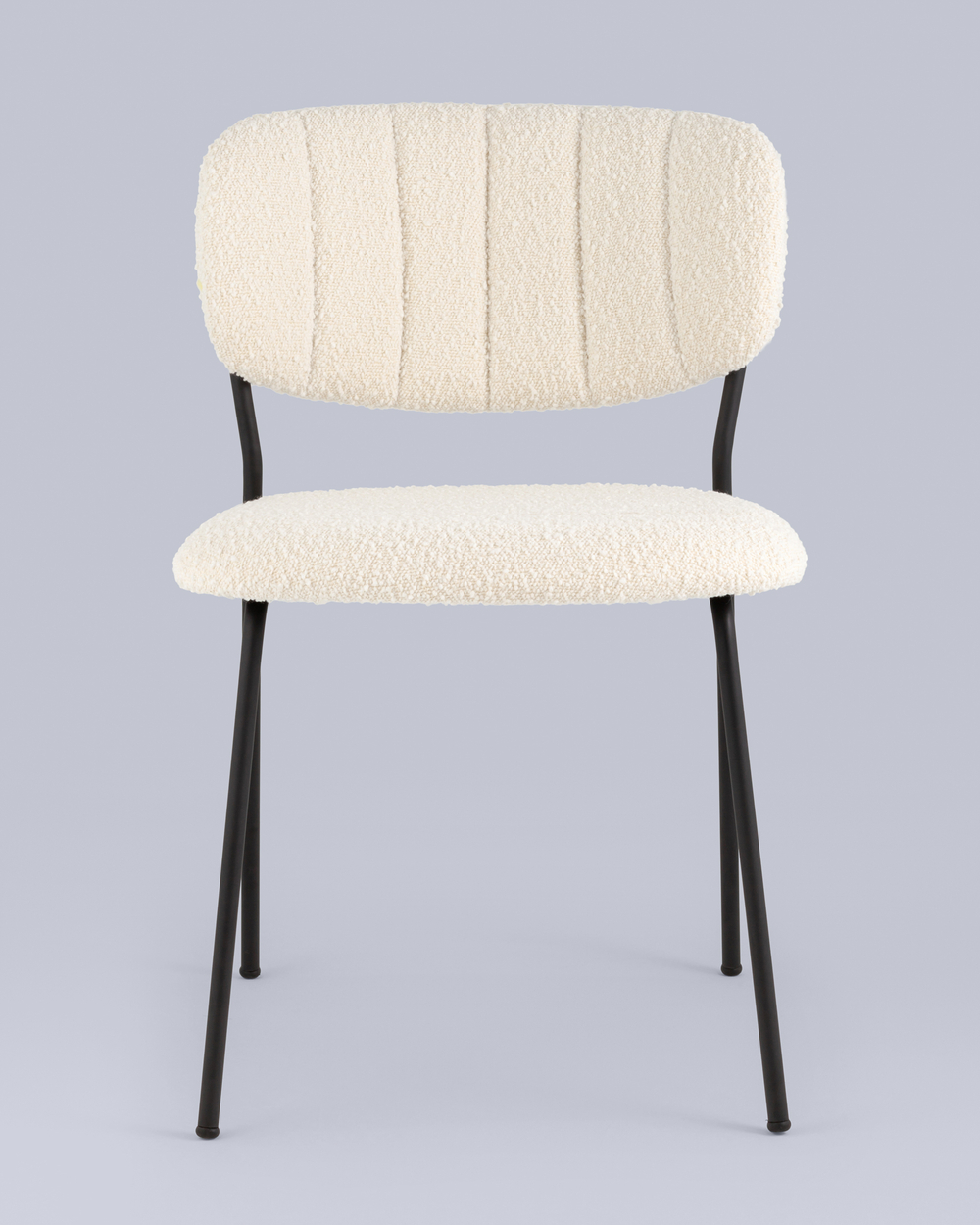 Стул Кэрол без подлокотников букле белый