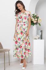 Платье "Кейтлин" (пионы) П6050 LT Collection (Акция)