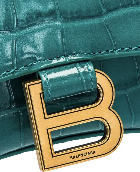 Сумка BALENCIAGA с крокодиловым тиснением
