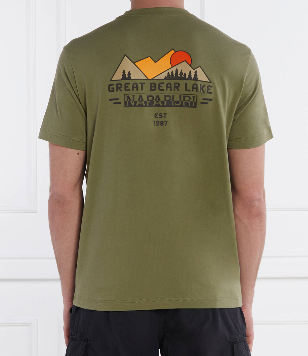 Футболка Napapijri - хаки(NP0A4HQA)