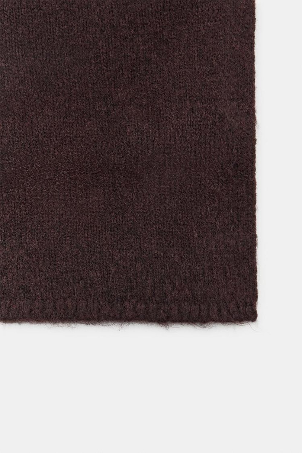 ZARA БАЗОВЫЙ ШАРФ, ШОКОЛАДНЫЙ