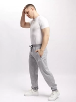 брюки спортивные джоггеры на резинке и манжетами трико