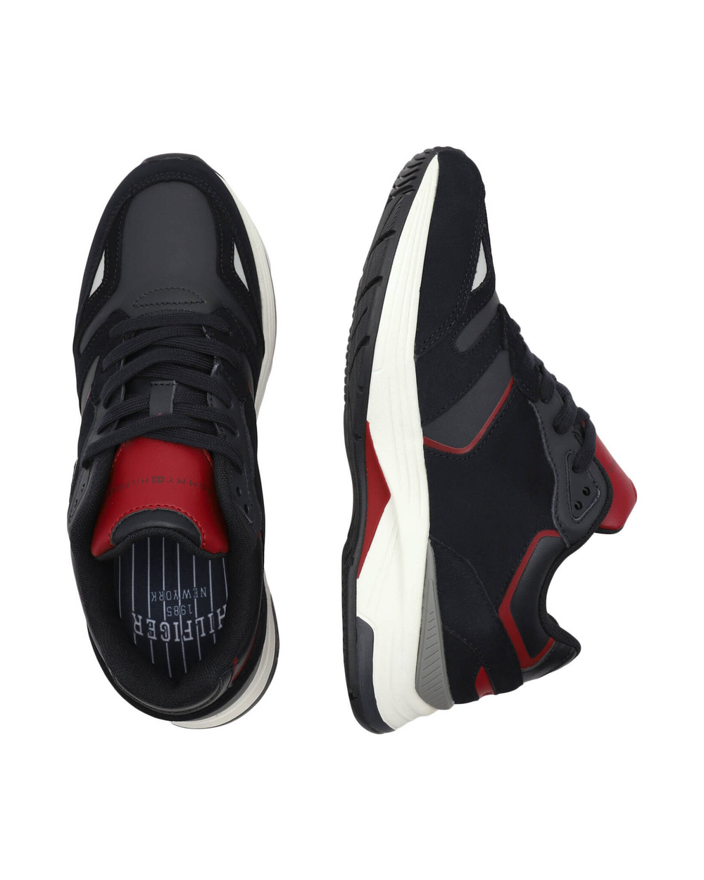 кроссовки monogram Tommy Hilfiger - темно-синий(FM0FM04285)