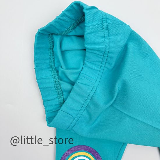 Лосины хлопковые "Blossom" бирюзовые