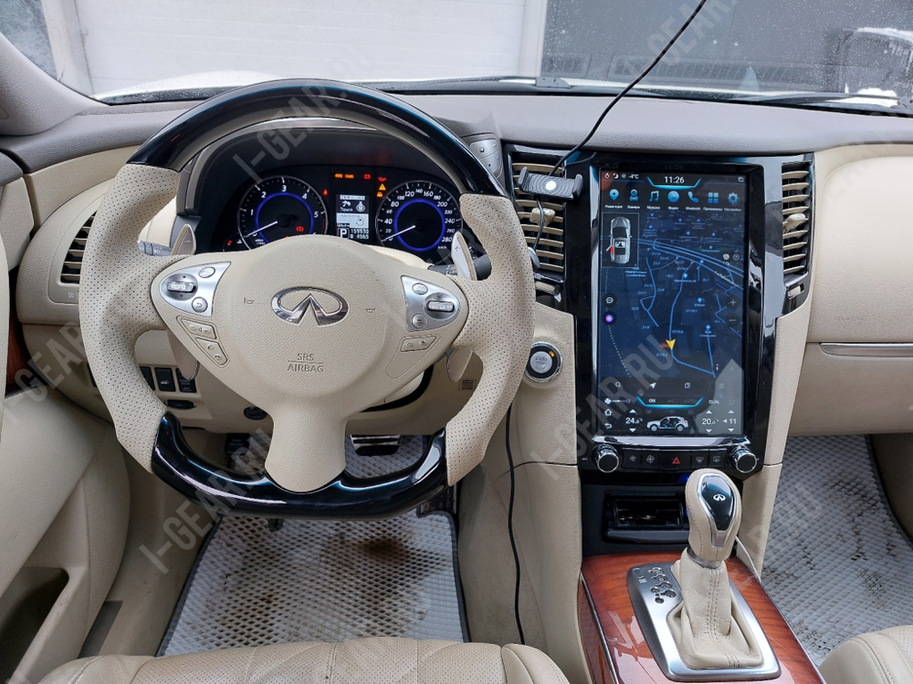 Руль ver.4 Infiniti FX37/FX50/FX30/QX70 бежевый