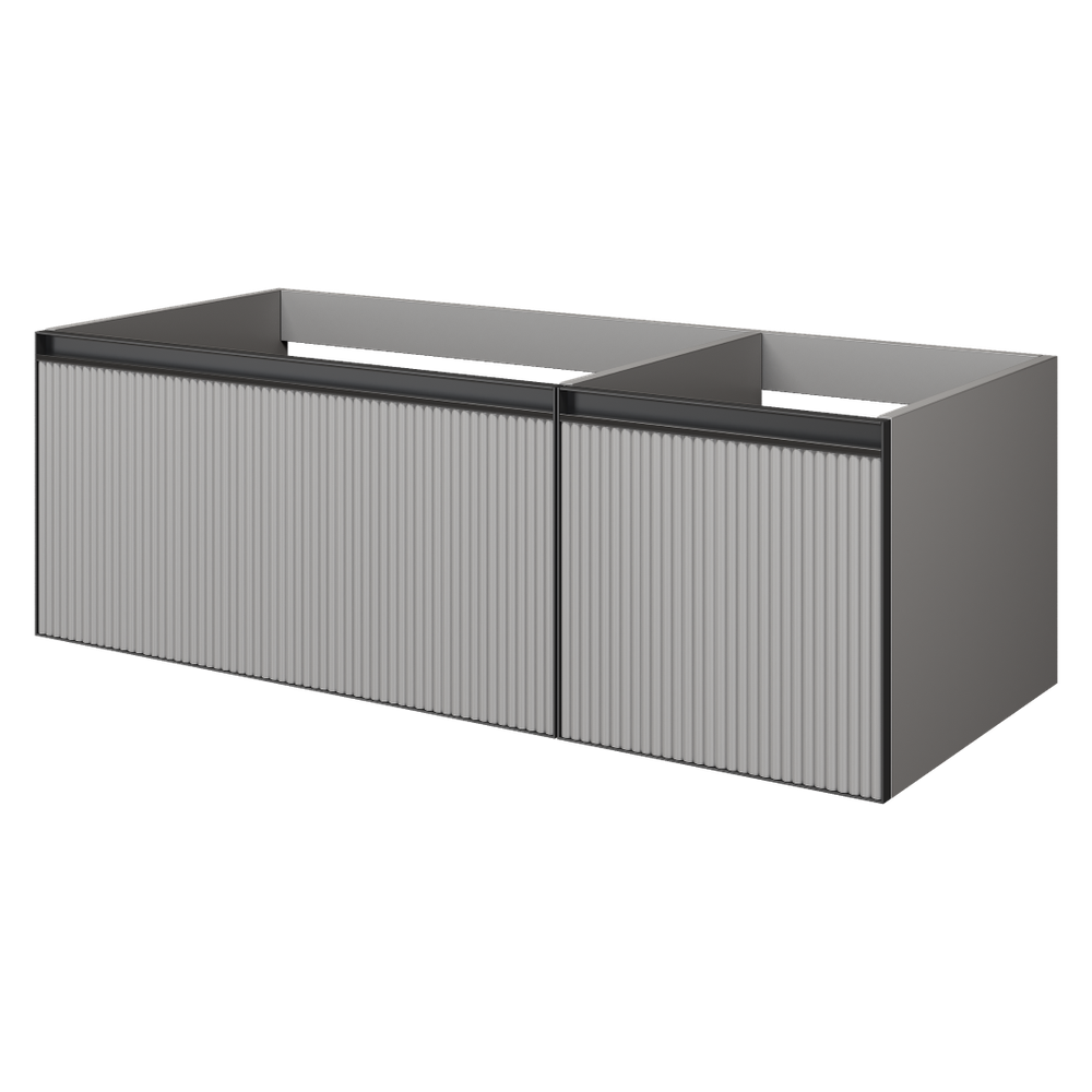 Armadi Art QUATRO 2 120см (80+40) тумба LUNA FUGA профиль ANTHRACITE