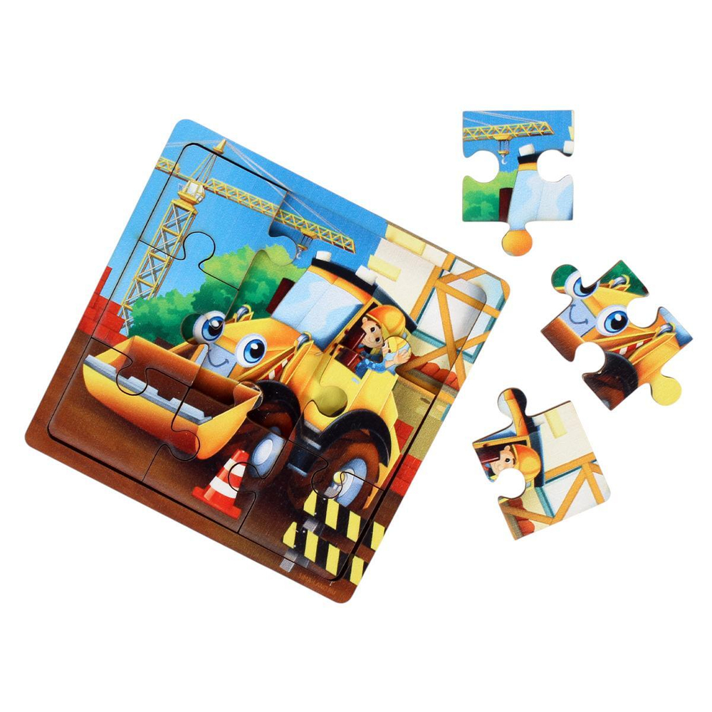 Головоломка-пазл в рамке. Игры в дорогу "Трактор" П 307 4930526 (Лесная мастерская)