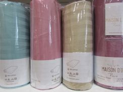 Простынь на резинке сатин 180х200 с наволочками 50х70-2шт SATEN FITTED Maison Dor Турция