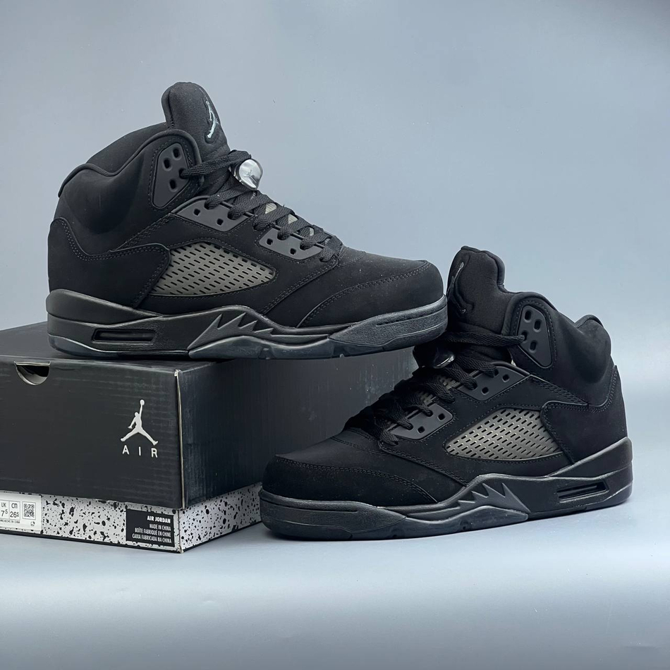 Кроссовки Nike Jordan 5 #282 (черн.)