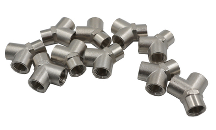 KraftWell KRW-TY14F3-10 Тройник резьбовой Y-образный F1/4" - F1/4" - F1/4", 10 шт