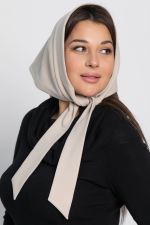 Косынка с завязками (бежевая) КЗВ7-53М LT Collection