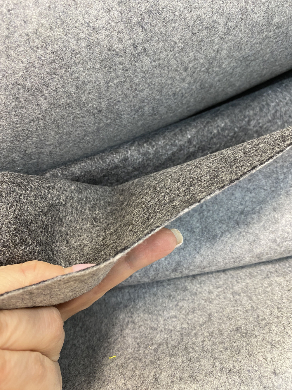 Ткань пальтовая войлок (Италия) 100% шерсть ш-135 см 1м