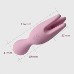 Розовый универсальный вибратор 15,6см с подвижными щупальцами Svakom Vibrator Nymph S22