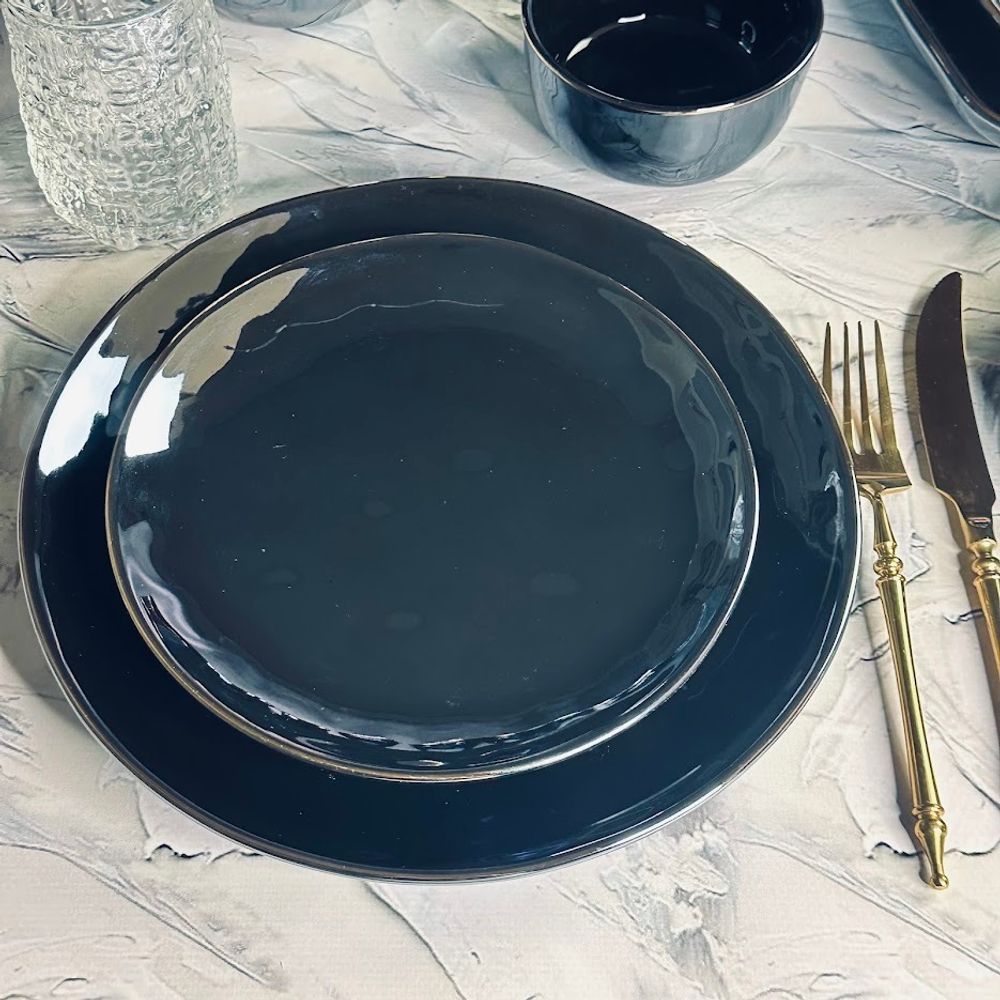 Lenardi 102-118 Набор из 6 тарелок 20,5см STORM в под.уп.(х8)Фарфор