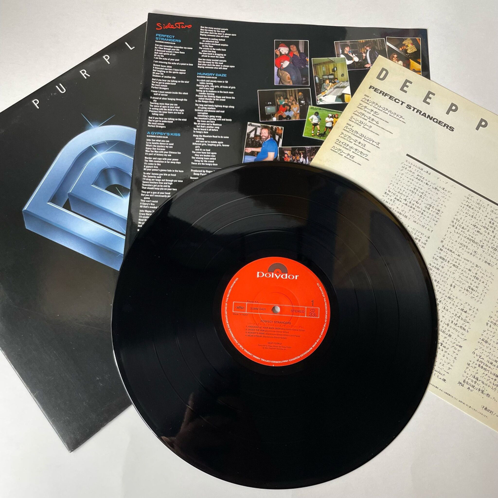 Винтажная виниловая пластинка LP Deep Purple Perfect Strangers (Japan 1984) (No Obi) Knocking At Your Back Door