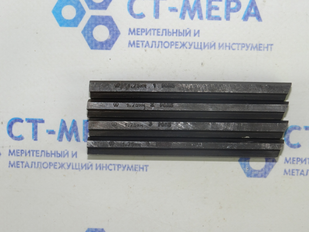 Гребенки резьбонарезные шаг 1,75 мм Р6М5 (к-т из 4шт)
