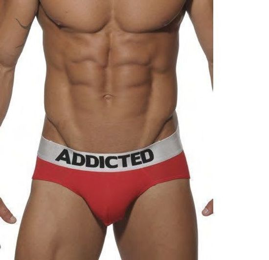 Мужские трусы слипы красные Seobean Addicted Essential Mini Brief Red