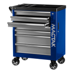 МАСТАК (521-07580B) Тележка инструментальная, 7 выдвижных ящиков, "НОВА", синяя