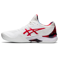 Мужские кроссовки теннисные Asics Court FF Novak Clay L.E. - white/classic red