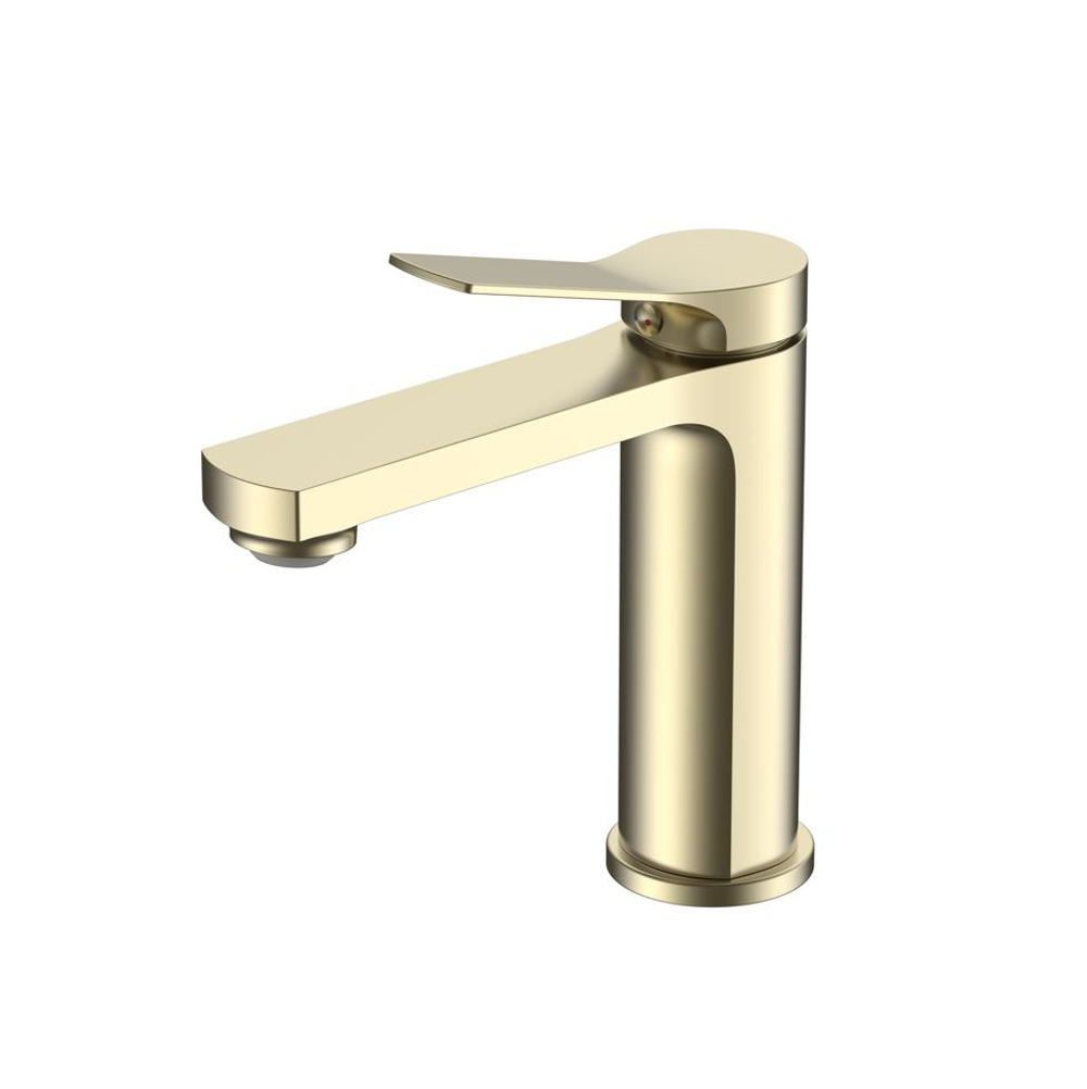 Смеситель для раковины Vincea Arco VBF-4AR01BG, брашированное золото