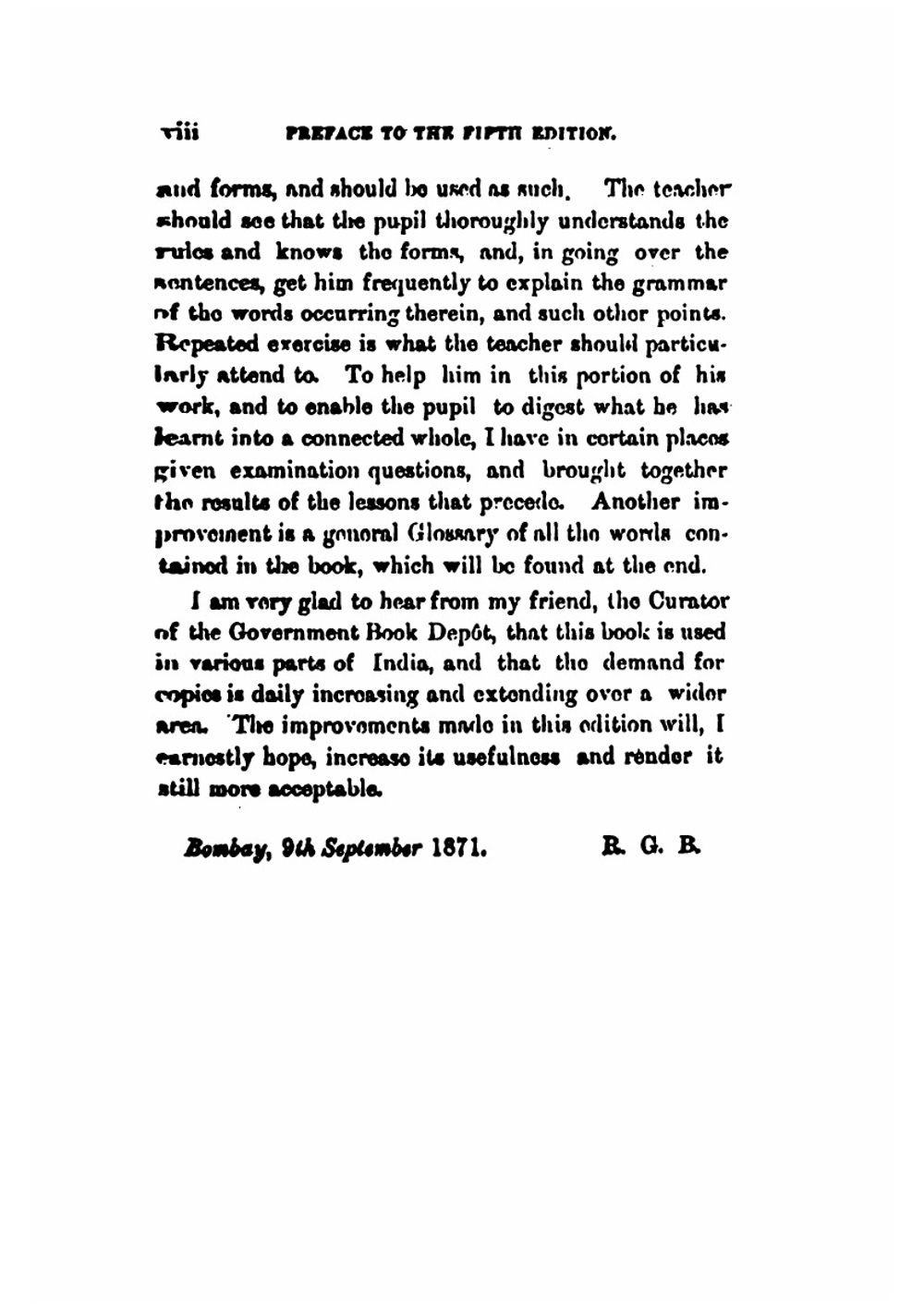First book of Sanskrit: being an elementary treatise on grammar, with exercises | Ramkrishna Gopal Bhandarkar