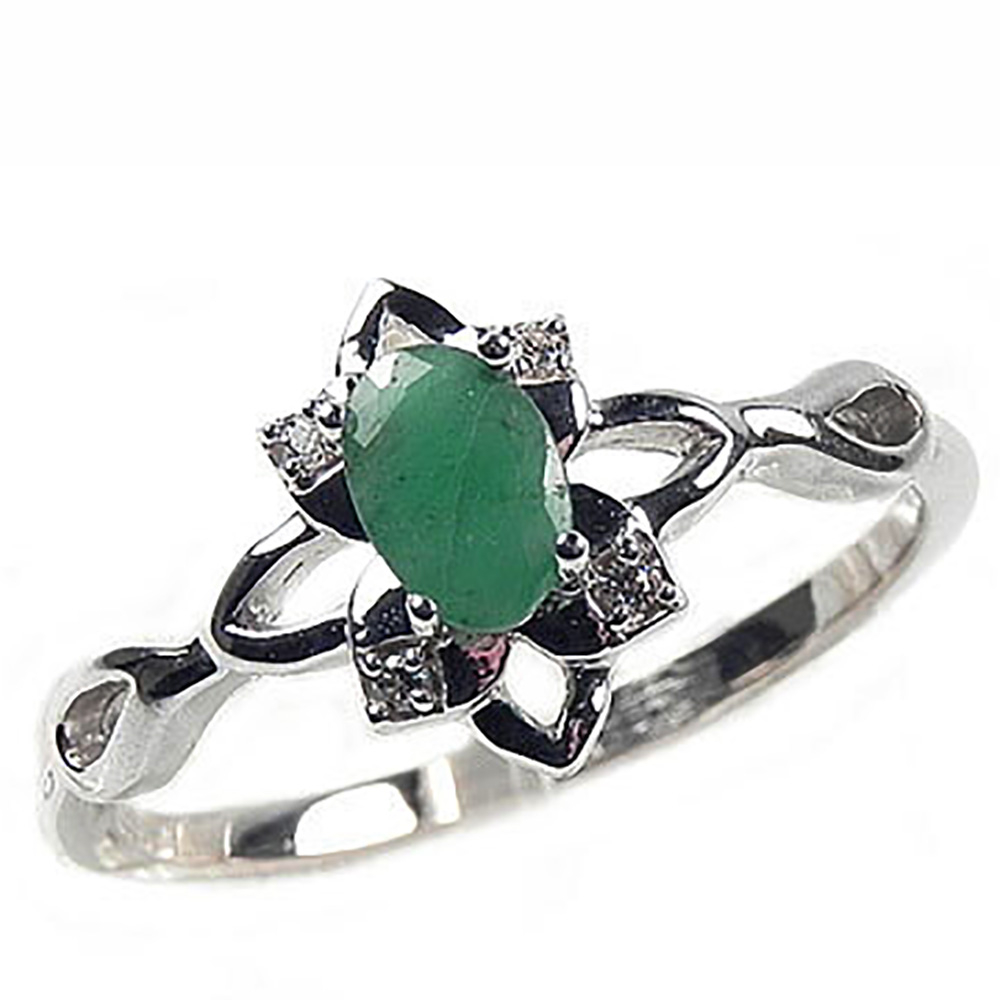 Кольцо "Арди" изумруд