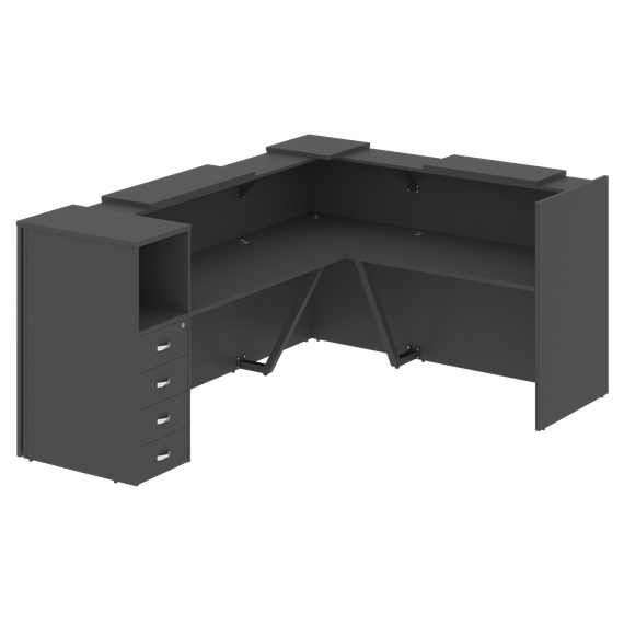 Onix Ресепшн O.R-K-27 Антрацит 1968*2573*1187