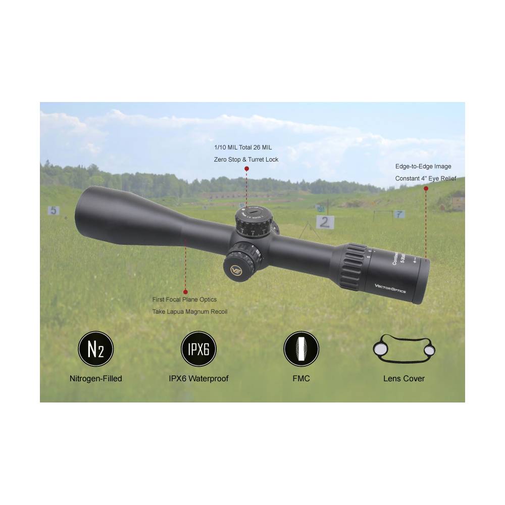 Оптический прицел Vector Optics Continental 5-30x56 Ranging FFP ( Сетка VEC-MBR / с подсветкой )