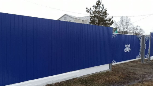 Профлист С-8 Металл 0,4мм RALL 5002 Ультрамарин