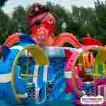 Аттракцион осьминог «Морские приключения» 9 кабинок, 18 мест 9,5×9,5×4,5 м