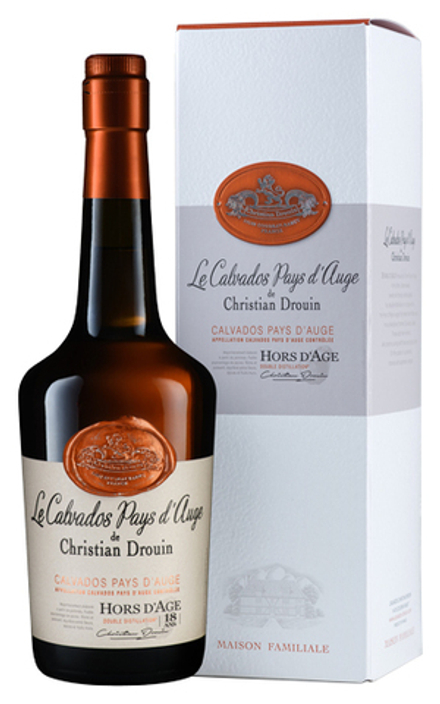 Кальвадос Christian Drouin Calvados Pays d`Auge Hors d`Age п/уп, 0.7 л