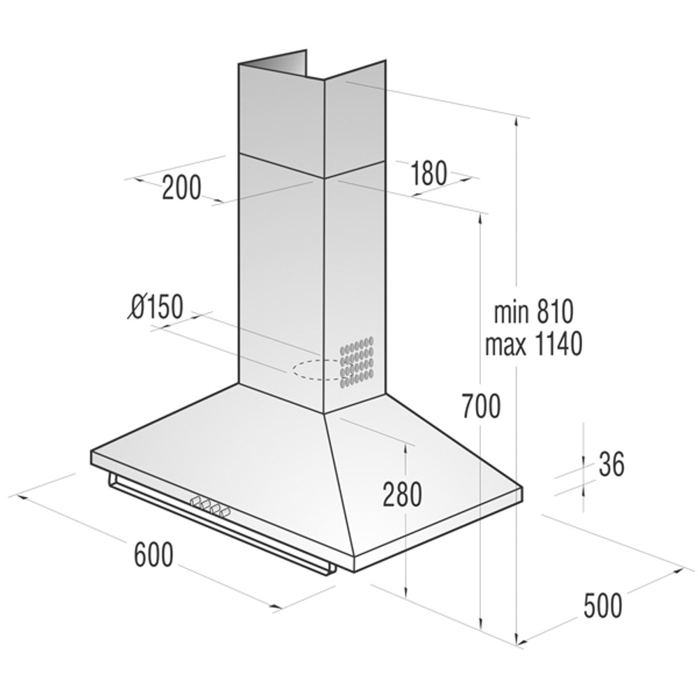 Вытяжка 60 см Gorenje Classico DK63CLI