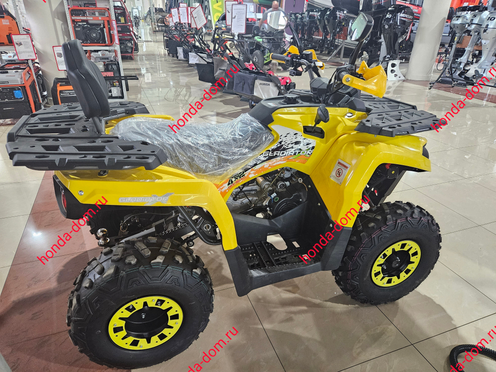Квадроцикл Gladiator F200 LUX [new] (ЖЕЛТЫЙ/СЕРЫЙ)