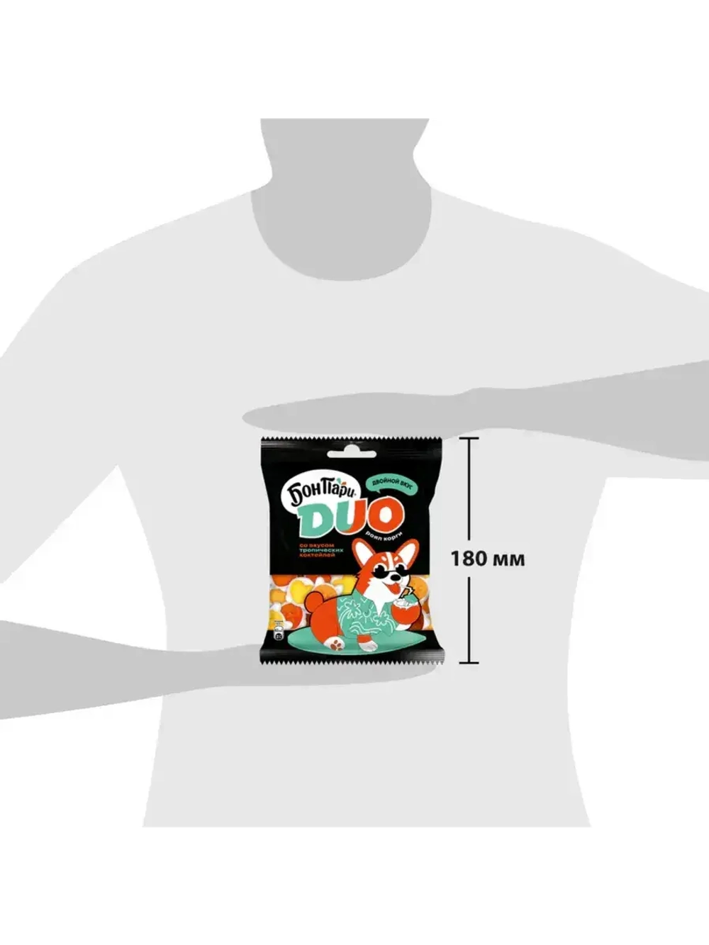 Мармелад Бон Пари Дуо ассорти вкусов 100 г * 2 шт